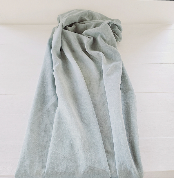 Comed Linen Table Runner - Sage Green